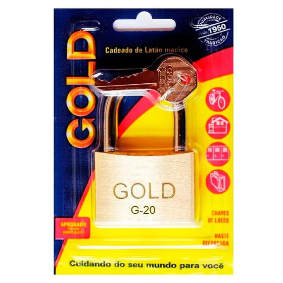 Imagem do produto CADEADO E-20 GOLD