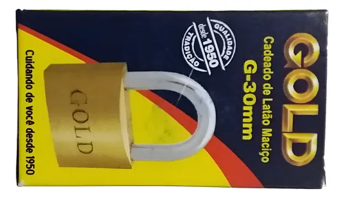 Imagem do produto CADEADO E-30MM GOLD