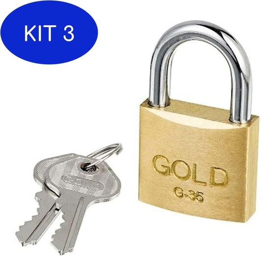 Imagem do produto CADEADO E-35MM GOLD