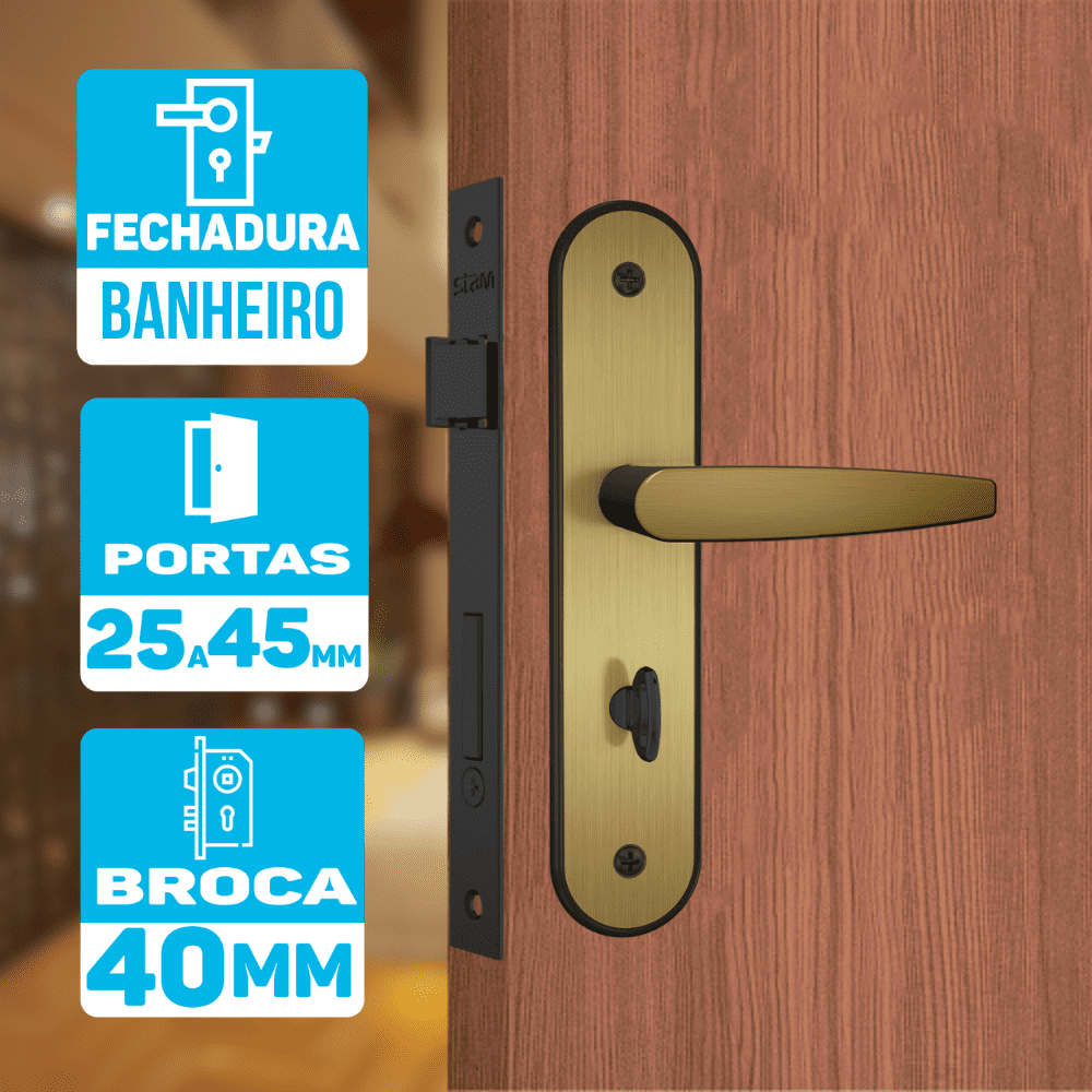 Imagem do produto FECHADURA 824/03 ESP OXIDADO WC STAM