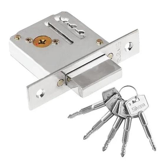 Imagem do produto FECHADURA AUXILIAR TETRA CROM 4000 SILVANA