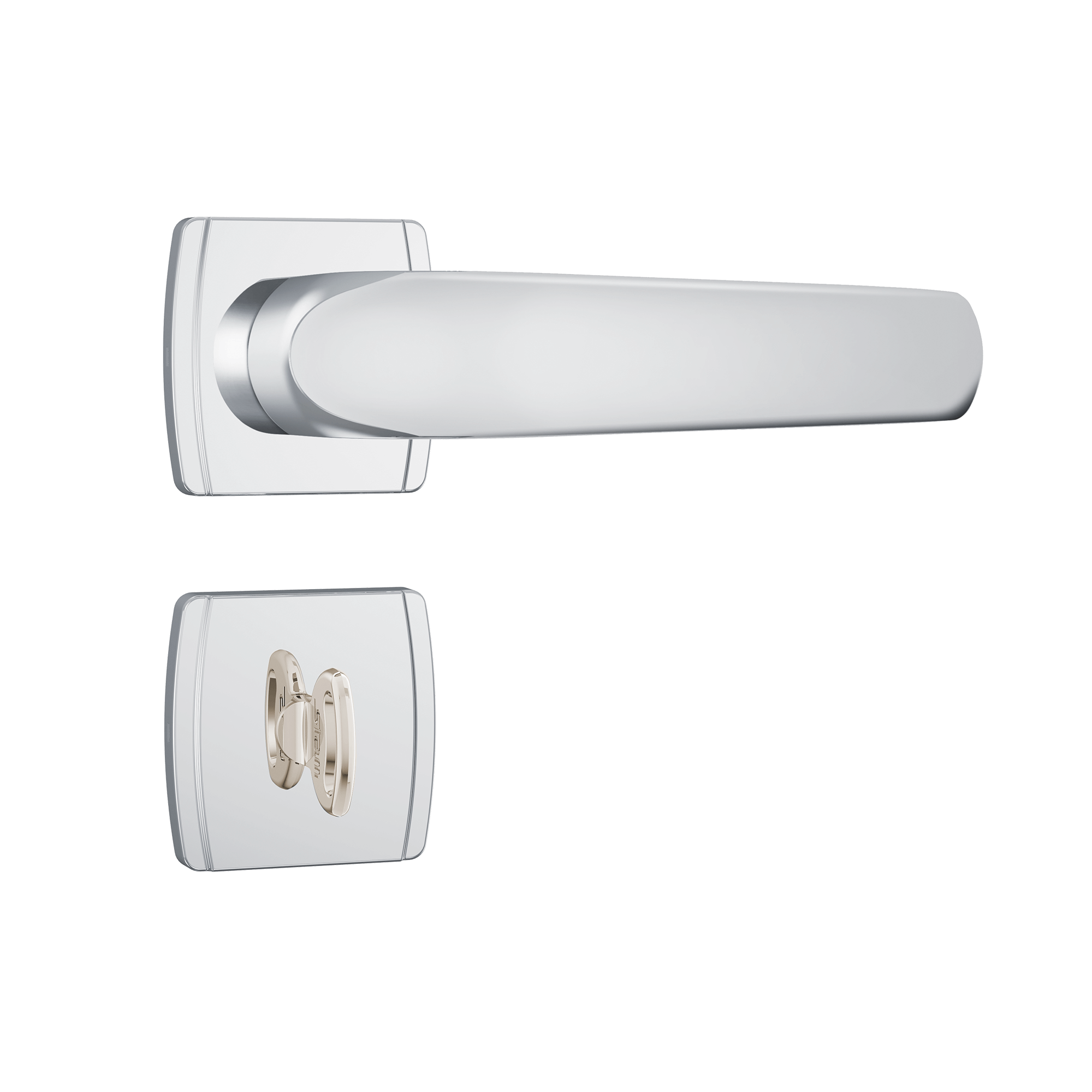 Imagem do produto FECHADURA EXT 803/13 ROSETA INOX (G) STAM