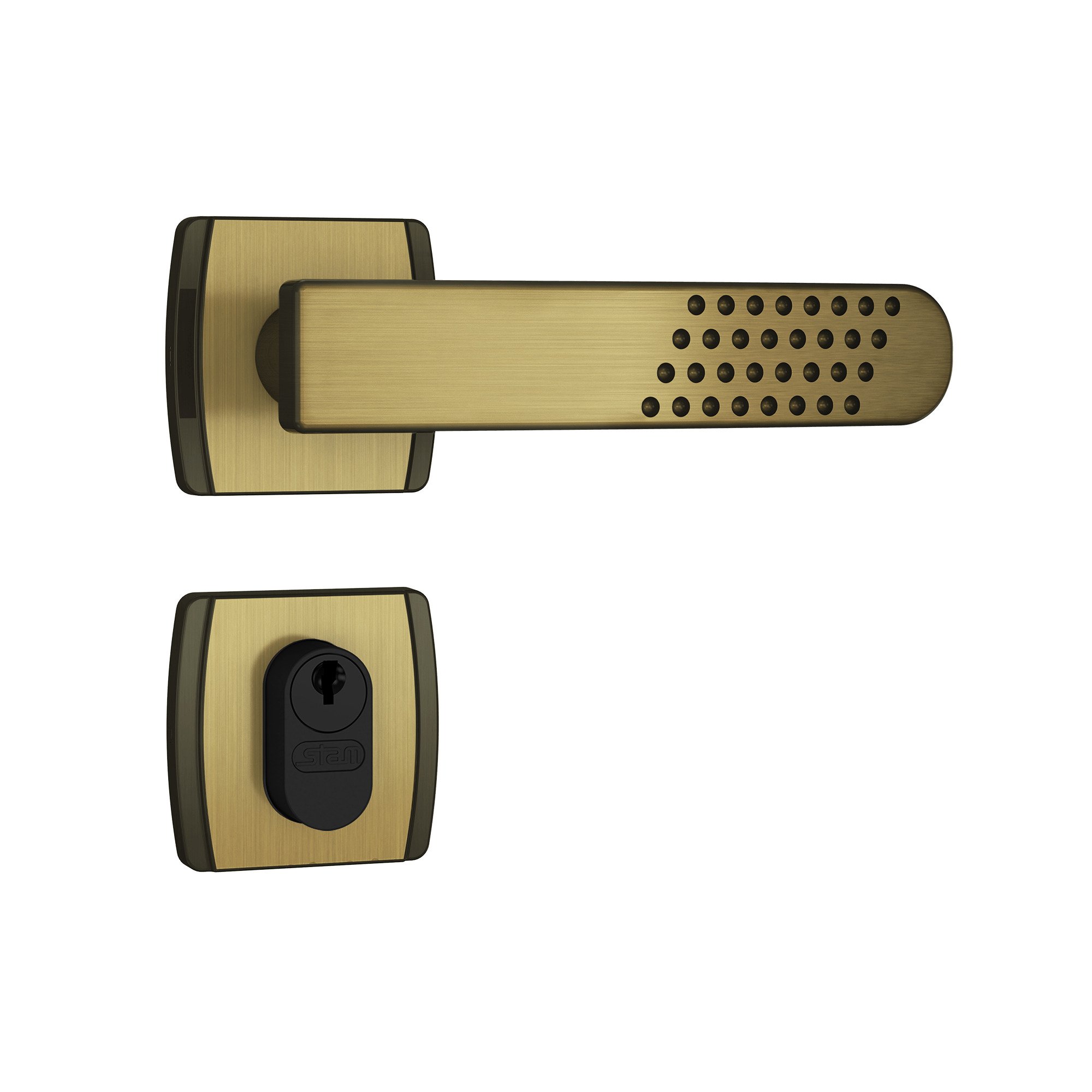 Imagem do produto FECHADURA EXT 803/13 - ROSETA OXIDADO (G) STAM