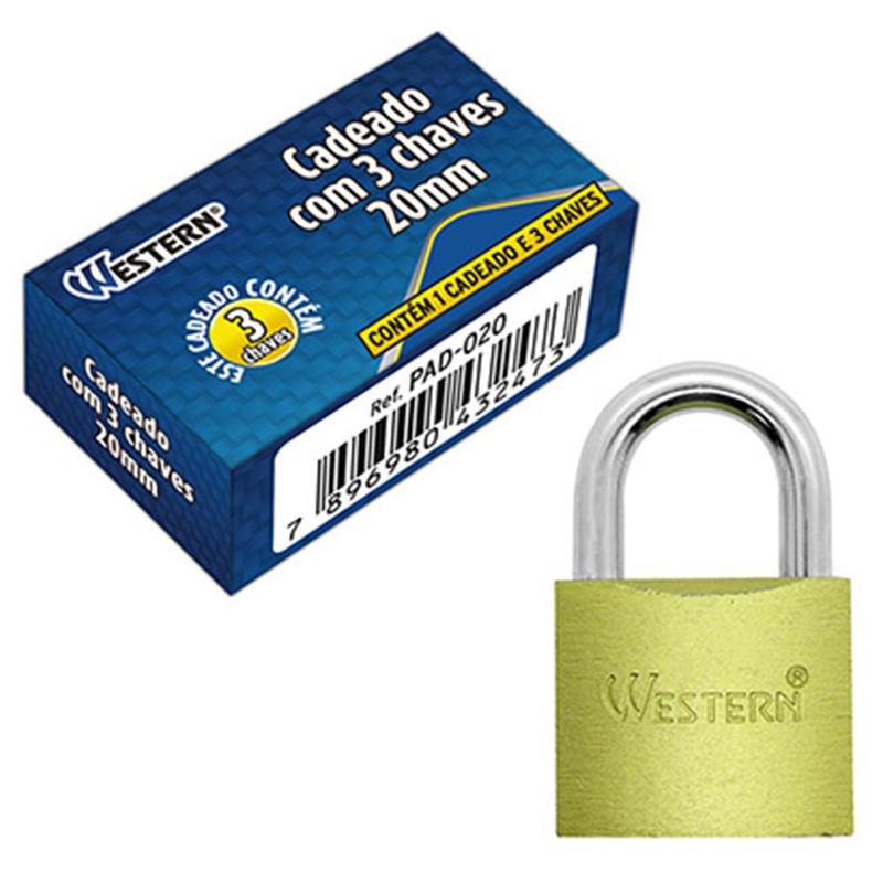 Imagem do produto MINI CADEADO P/ CAIXA 20MM DIMAS