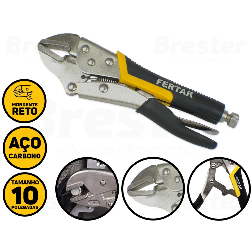 Imagem do produto ALICATE PRESSAO 10'' FERTAK