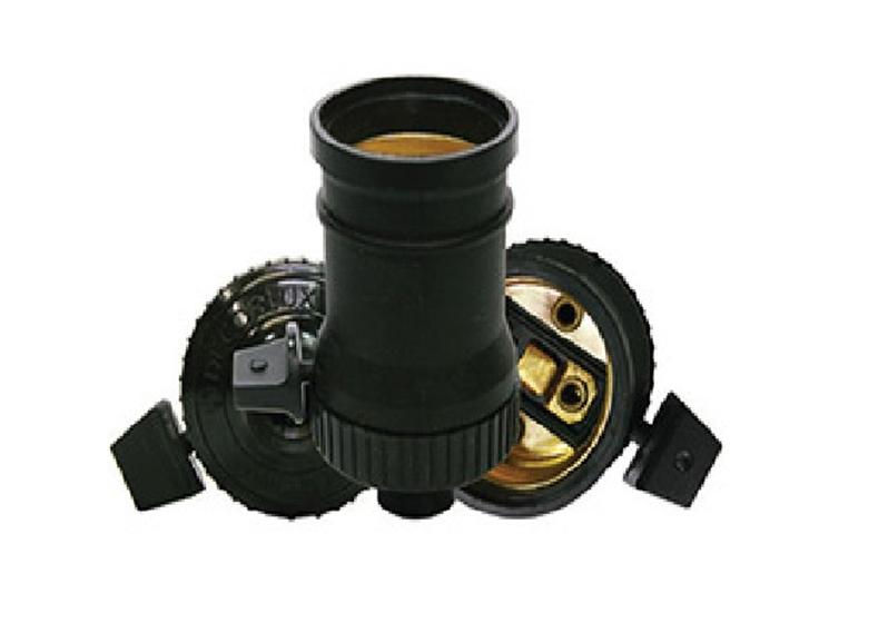 Imagem do produto BOCAL C/ RABICHO E27 PRETO FERTAK