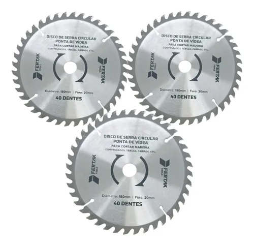 Imagem do produto DISCO SERRA MADEIRA 40 DENTES 110X20MM FERTAK
