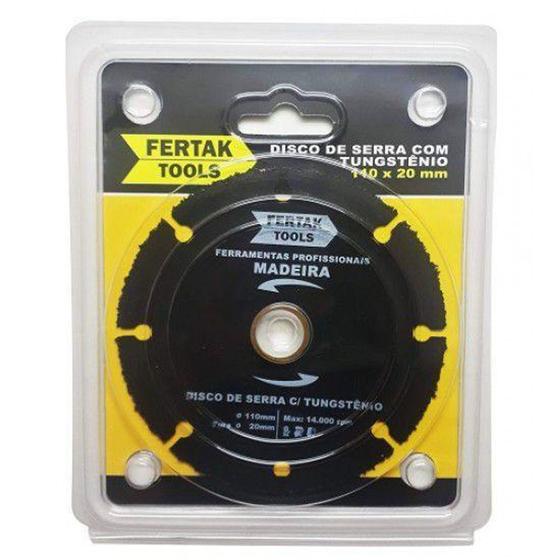 Imagem do produto DISCO TUNGSTENIO P/ MADEIRA 20X110MM FERTAK