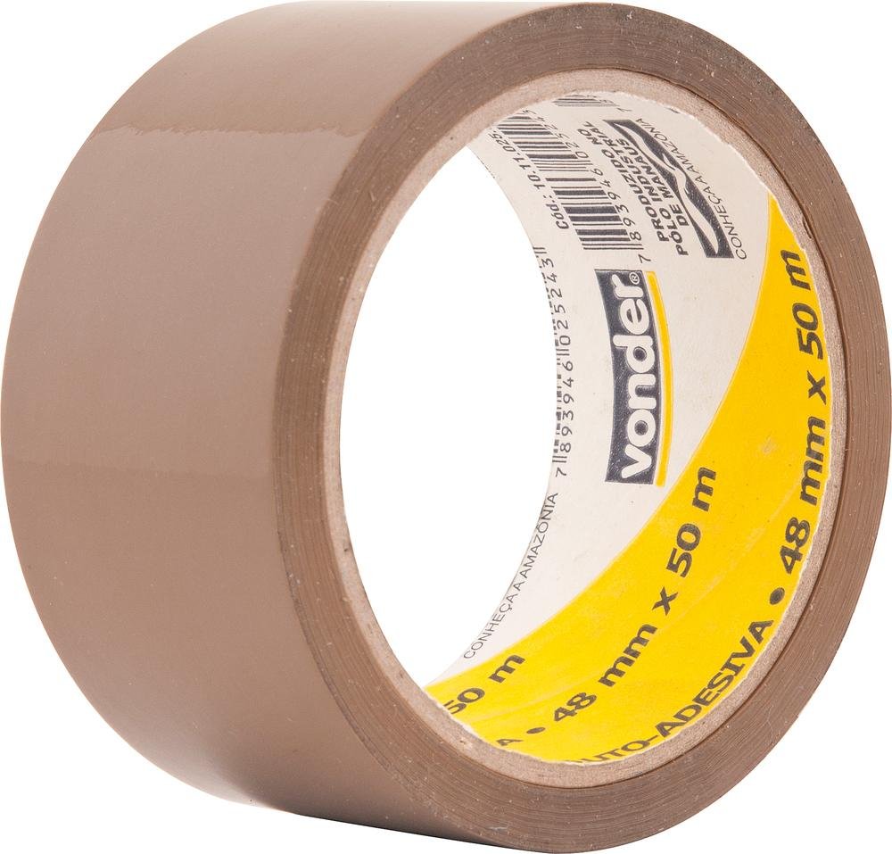 Imagem do produto FITA AUTO ADESIVA 48MMX50M MARROM VONDER
