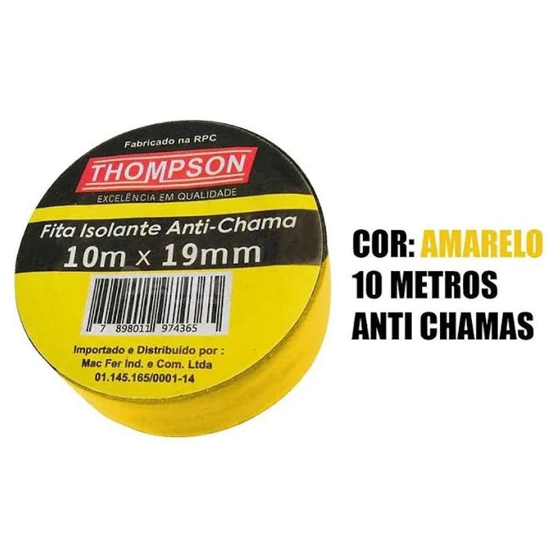 Imagem do produto FITA ISOLANTE 19MMX10M THOMPSON