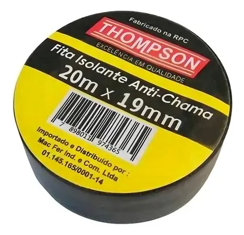 Imagem do produto FITA ISOLANTE 19MMX20M THOMPSON