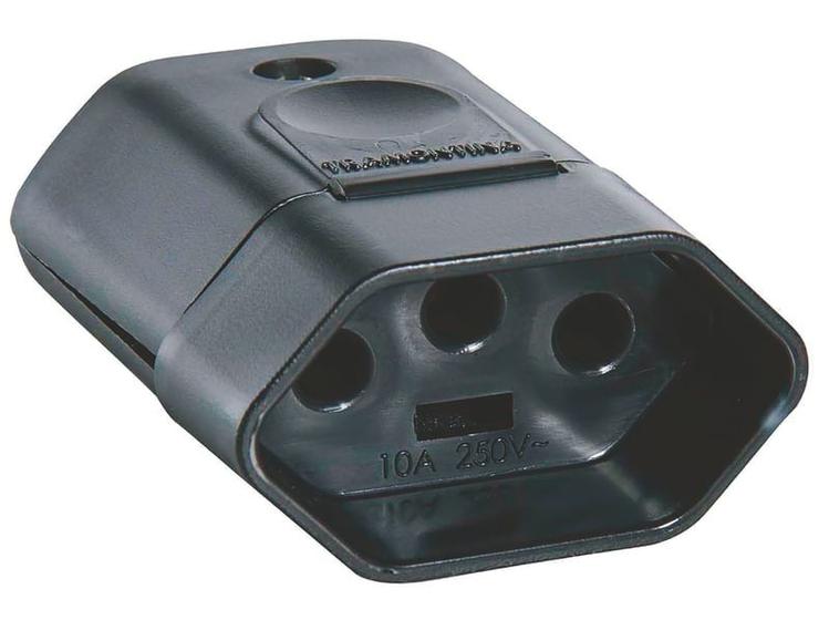 Imagem do produto PLUGUE FEMEA 2P+T 10A/250V BR TRAMONTINA