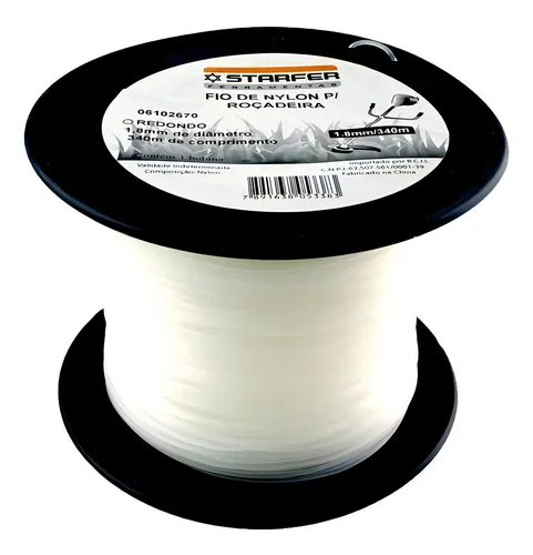 Imagem do produto FIO NYLON 2.4MM/10M STARFER