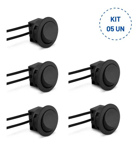 Imagem do produto INTERRUPTOR TIPO GOTA PRETO CABO DE 02M