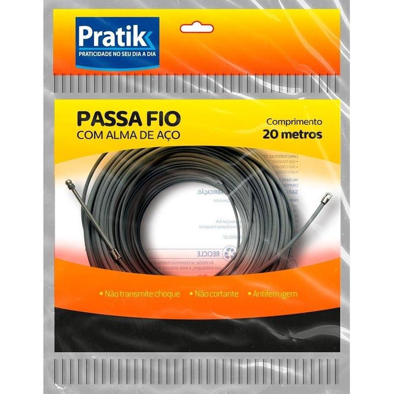 Imagem do produto PASSA FIO ALMA ACO 20M PRATIK