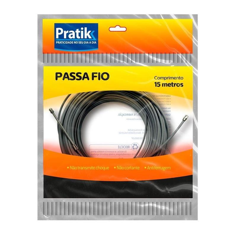 Imagem do produto PASSA FIO ALMA DE ACO 15M PRATIK
