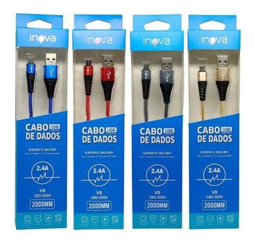 Imagem do produto CABO DE DADOS 2.4A 2M IPHONE INOVA