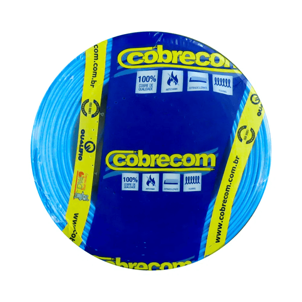 Imagem do produto CABO FLEX 750V DIV. 1.00MM AZ RL 100M COBRECOM