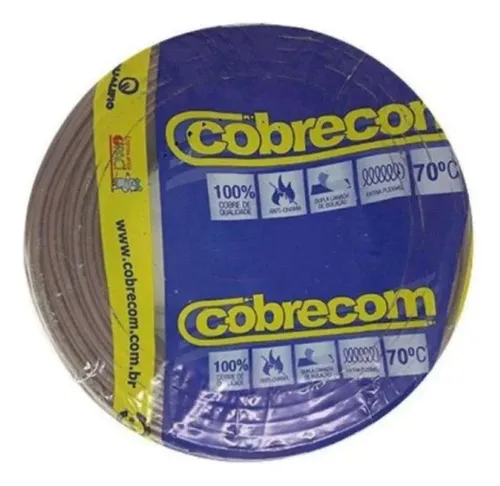 Imagem do produto CABO FLEX 750V DIV. 1.00MM BR RL 100M COBRECOM