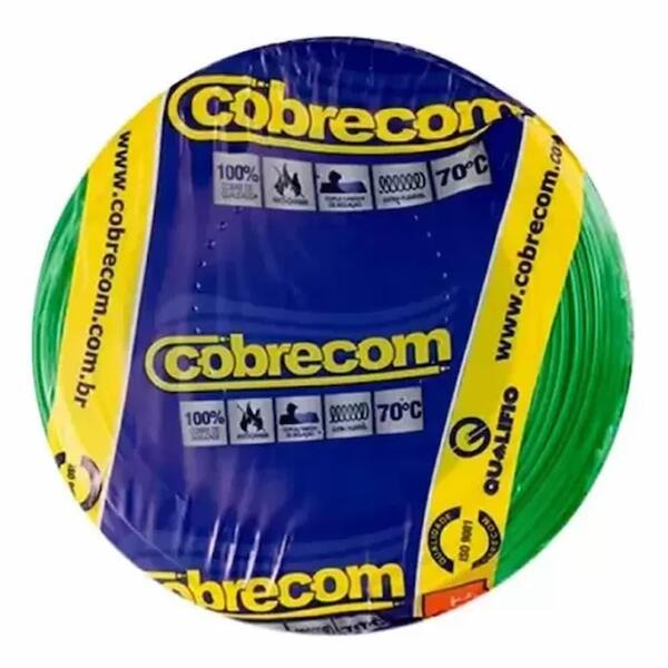 Imagem do produto CABO FLEX 750V DIV. 1.00MM VD RL 100M COBRECOM