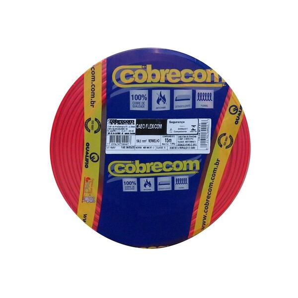 Imagem do produto CABO FLEX 750V DIV. 1.00MM VM RL 100M COBRECOM