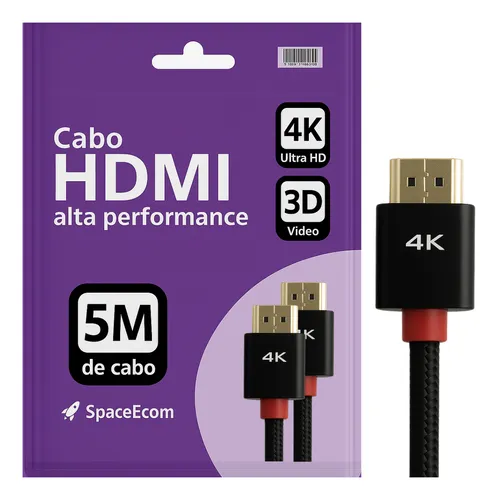 Imagem do produto CABO HDMI 4K 5M