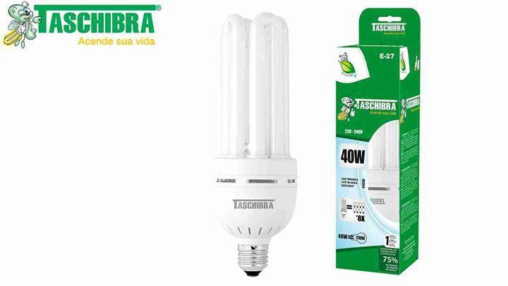 Imagem do produto LAMPADA ELETRONICA 4U 40W 220V E27 TASCHIBRA