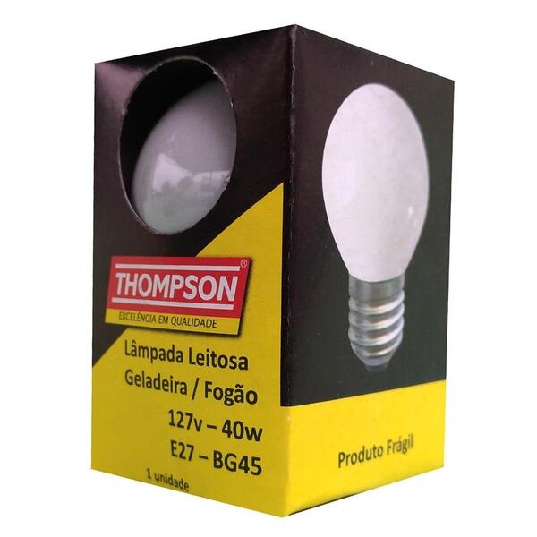 Imagem do produto LAMPADA GELADEIRA/FOGAO 40W 220V E27 LEITOSA THOMPSON
