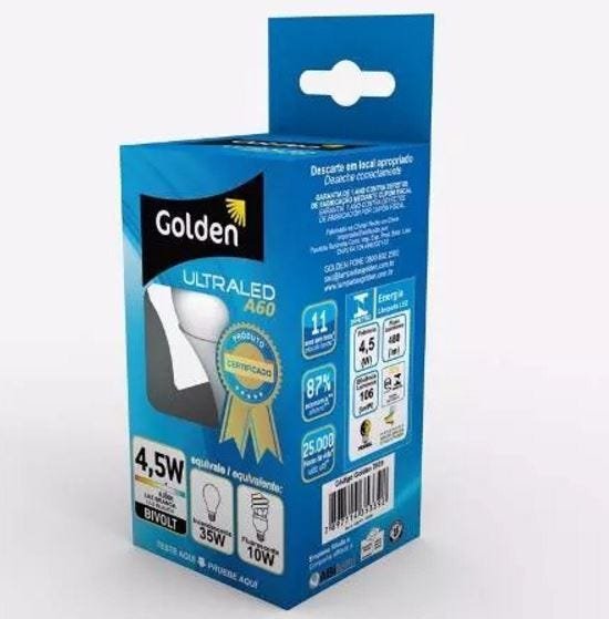 Imagem do produto LAMPADA LED 4,5W AMARELA GOLDEN