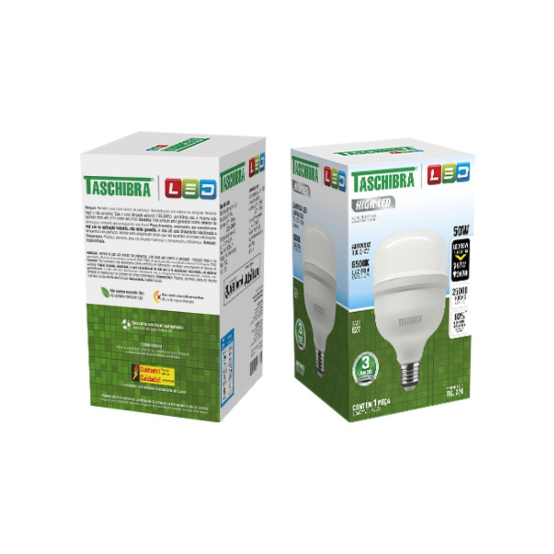 Imagem do produto LAMPADA LED BULBO 50W 6500K TASCHIBRA
