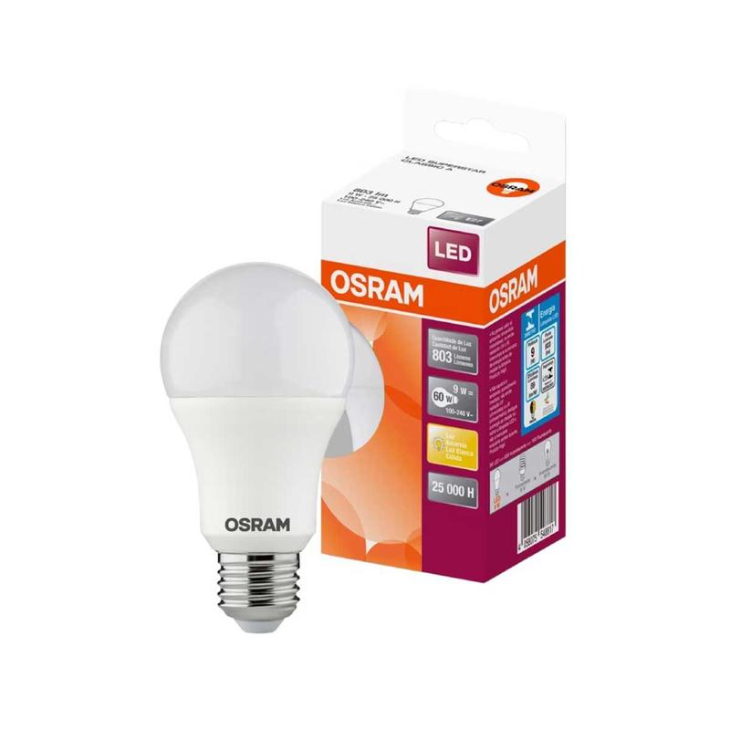 Imagem do produto LAMPADA LED BULBO 9W 3000K AM OSRAM