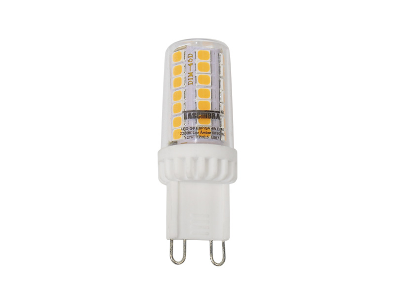 Imagem do produto LAMPADA LED G9 ESPIGA 4W 2200K DIMERIZAVEL TASCHIBRA