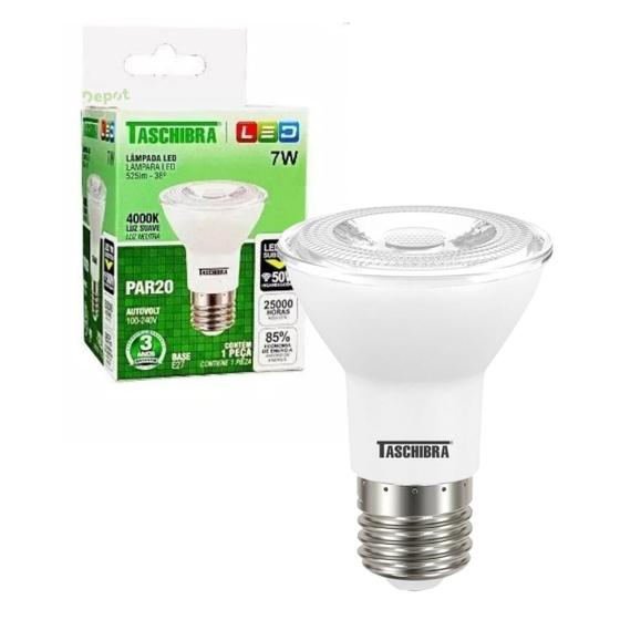 Imagem do produto LAMPADA LED PAR20 7W BR 4000K TASCHIBRA