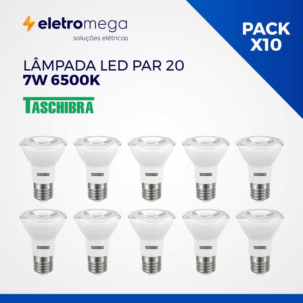 Imagem do produto LAMPADA LED PAR20 7W BR 6500K TASCHIBRA