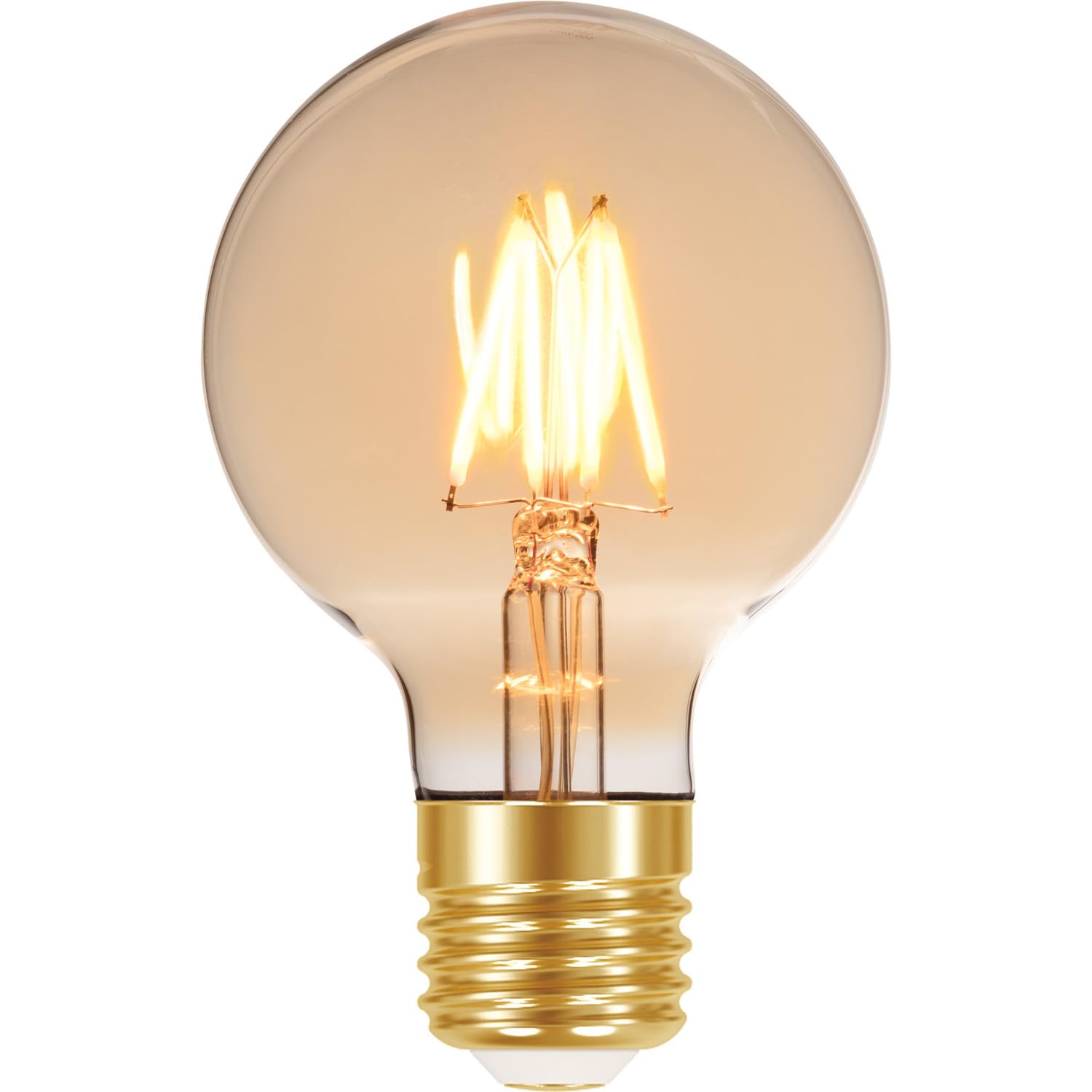 Imagem do produto LAMPADA LED VINTAGE GLOBO G80 4W AMBAR TASCHIBRA