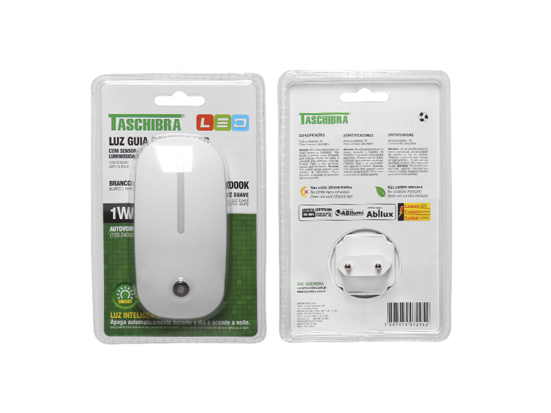 Imagem do produto LUZ NOTURNA LED 1W LILICO TASCHIBRA