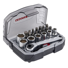 Imagem do produto JOGO SOQUETE SEXT 1/4" 4 A 13MM 12 PCS GEDORE RED