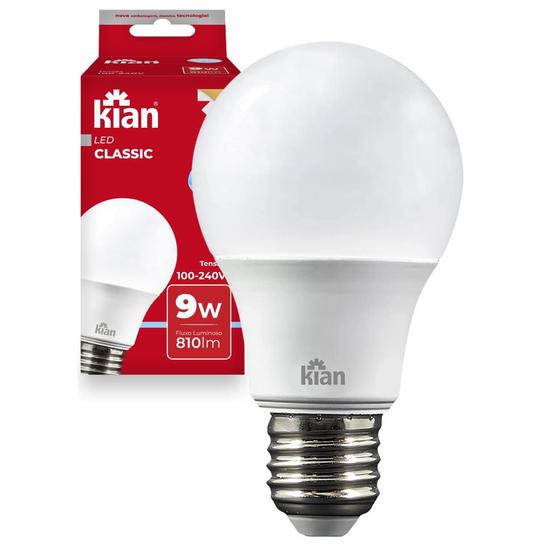 Imagem do produto LAMPADA LED 9W BULBO 6500K KIAN
