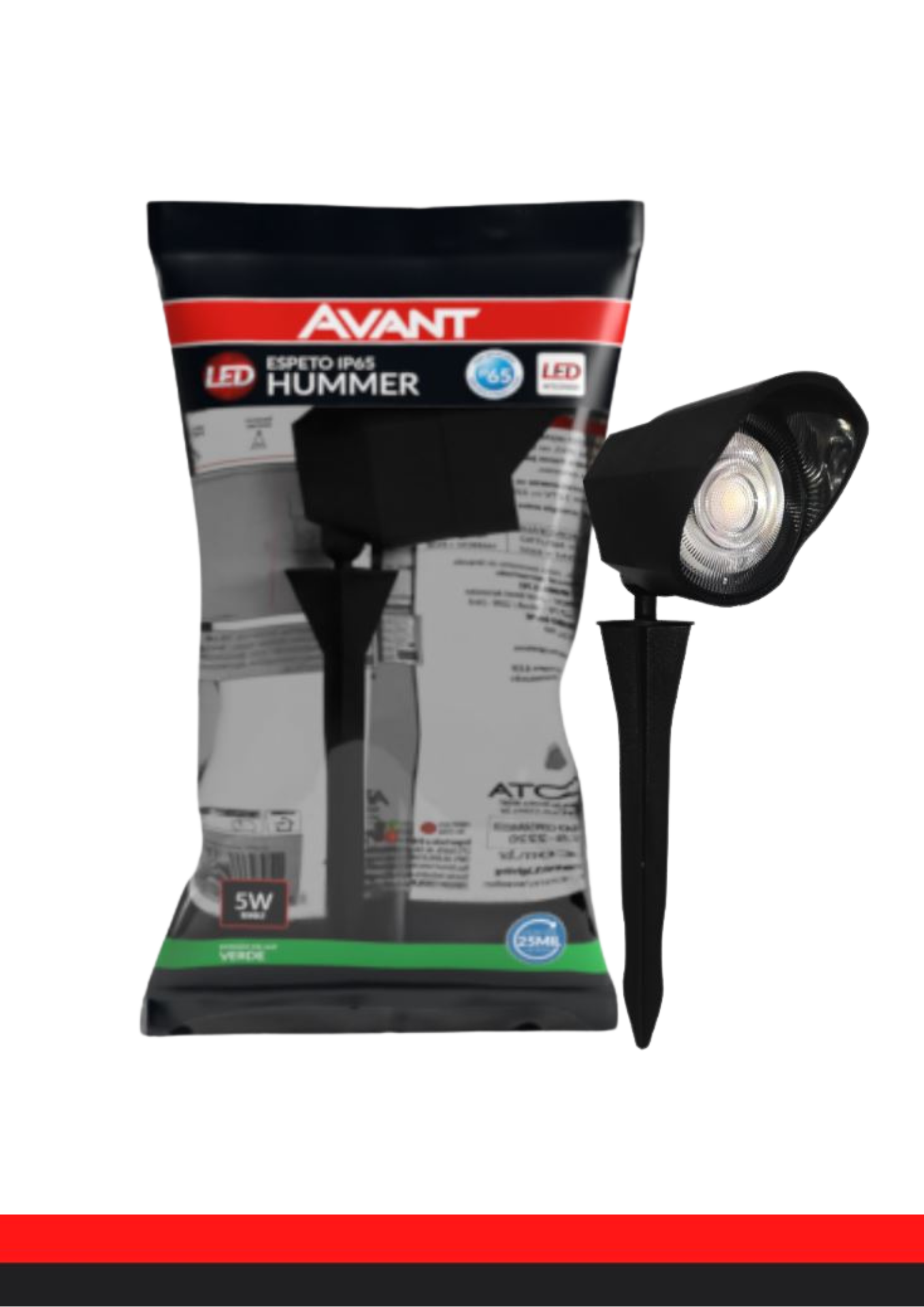 Imagem do produto LED ESPETO HUMMER 5W VERDE AVANT