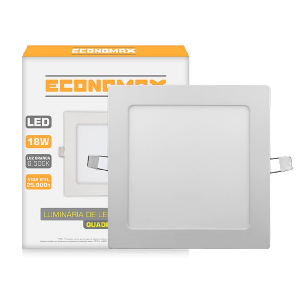 Imagem do produto PAINEL DE LED EMB QUAD 18W 6500K ECP