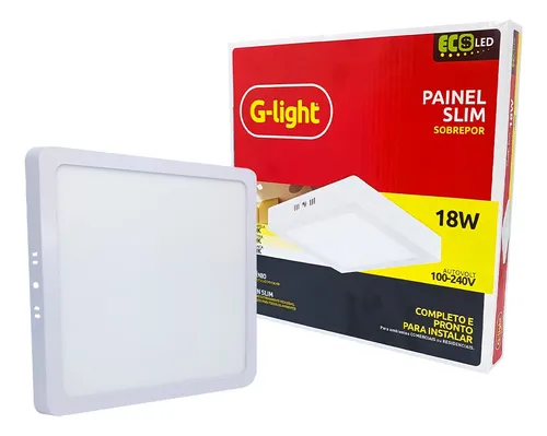 Imagem do produto PAINEL SLIM LED EMB QUAD 18W 3000K LUMM
