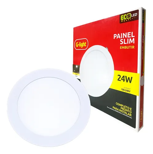 Imagem do produto PAINEL SLIM LED EMB RED 24W 6500K LUMM