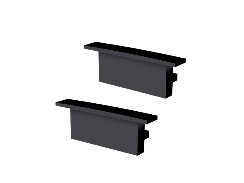 Imagem do produto TAMPA/PRESILHA PERFIL VERTEX 20X14 SOB PRETO FOSCO TASCHIBRA