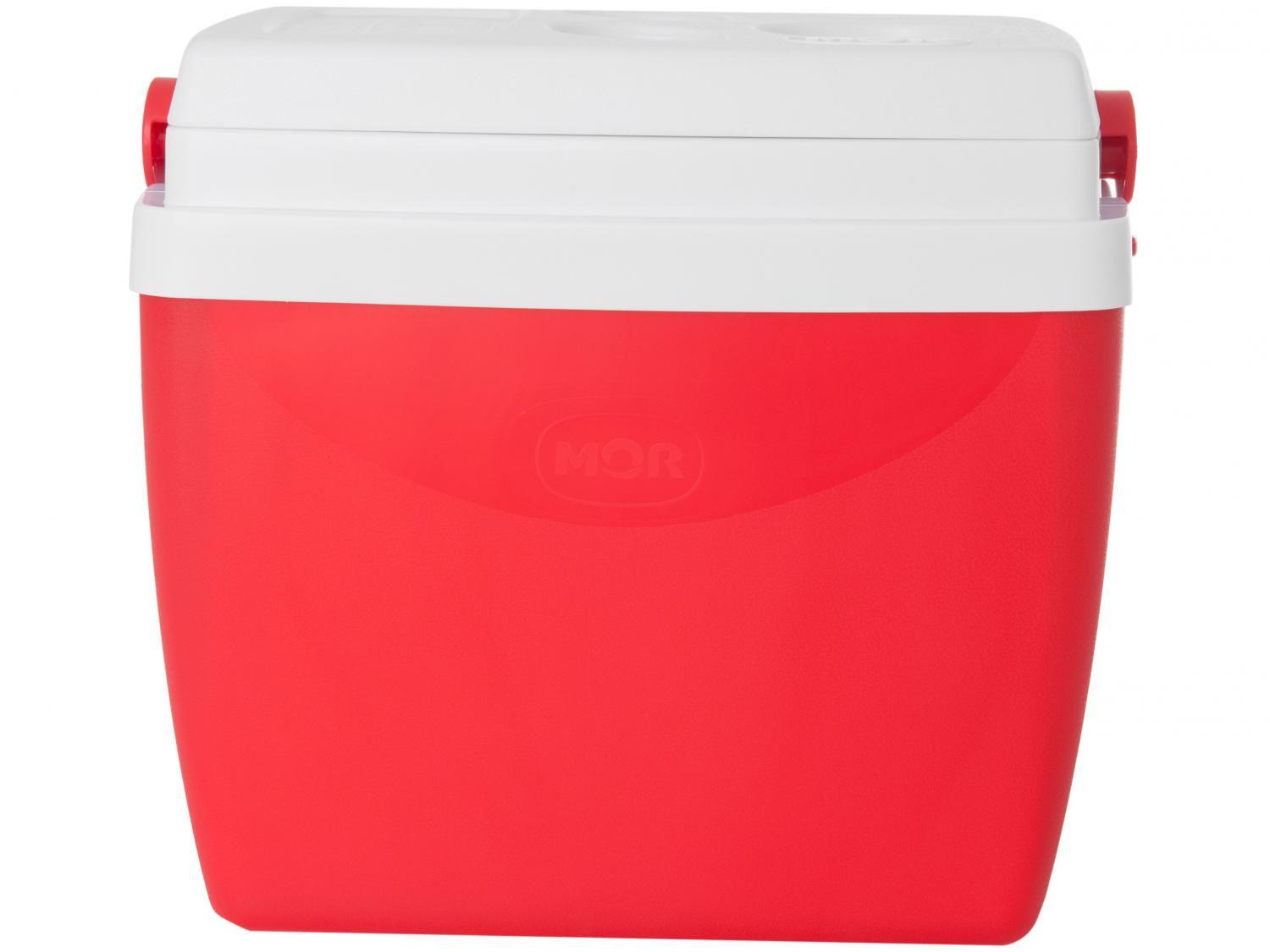 Imagem do produto CAIXA TERMICA 26L VERMELHO C/ PRETO MOR