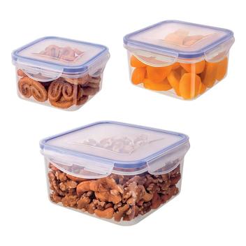 Imagem do produto CJ POTE HERMETICO QUAD 3PC AZL PLA3666 FLASH LIMP