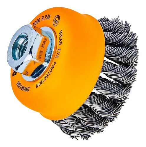 Imagem do produto ESCOVA ACO ONDULADO M14 5MM 3' FERTAK