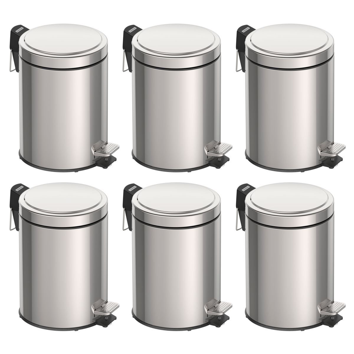 Imagem do produto LIXEIRA INOX C/PEDAL 3L DELIKASA AT BRASIL