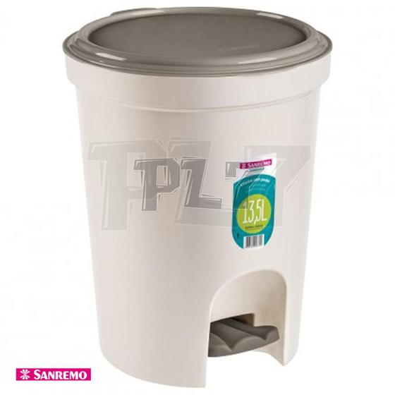 Imagem do produto LIXEIRA PLAST C/ PEDAL 13.5L PT 275 SANREMO