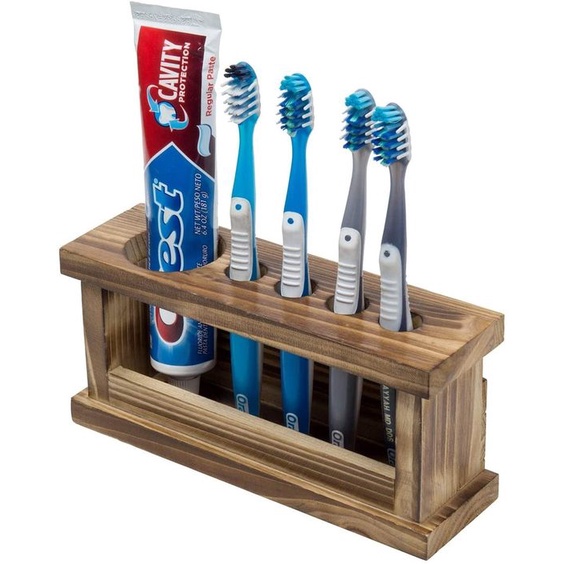 Imagem do produto PORTA ESCOVA DENTAL WOOD 13750 AT BRASIL