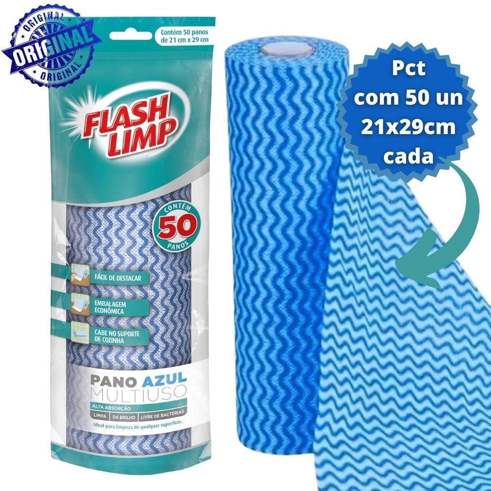 Imagem do produto POTE VIDRO MULTIUSO 560ML AZL VDR1044 FLASH LIMP